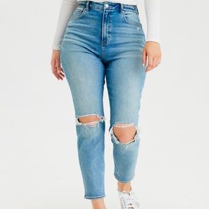 AR Stretch Ripped Curvy Kim Jean
